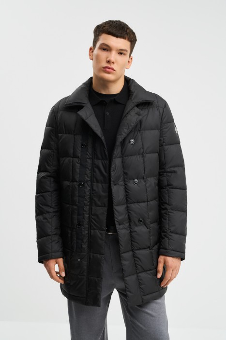 зимняя куртка от бренда снежная королева вид слева