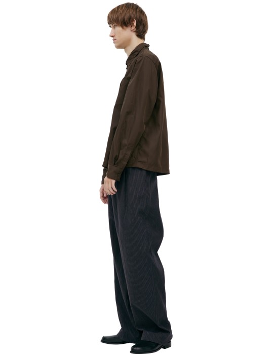 базовая рубашка на молнии от бренда dries van noten вид слева