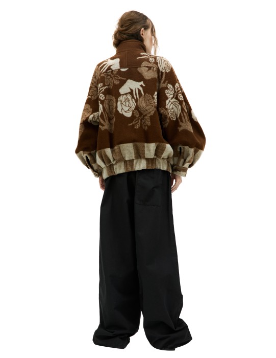 бомбер undercover x fragment design из шерсти и кашемира по цене 180720 руб вид справа