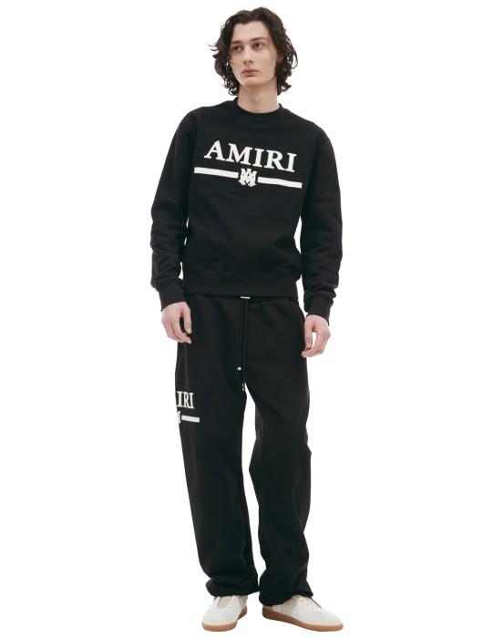 черный свитшот с логотипом AW23MJL001 фотография