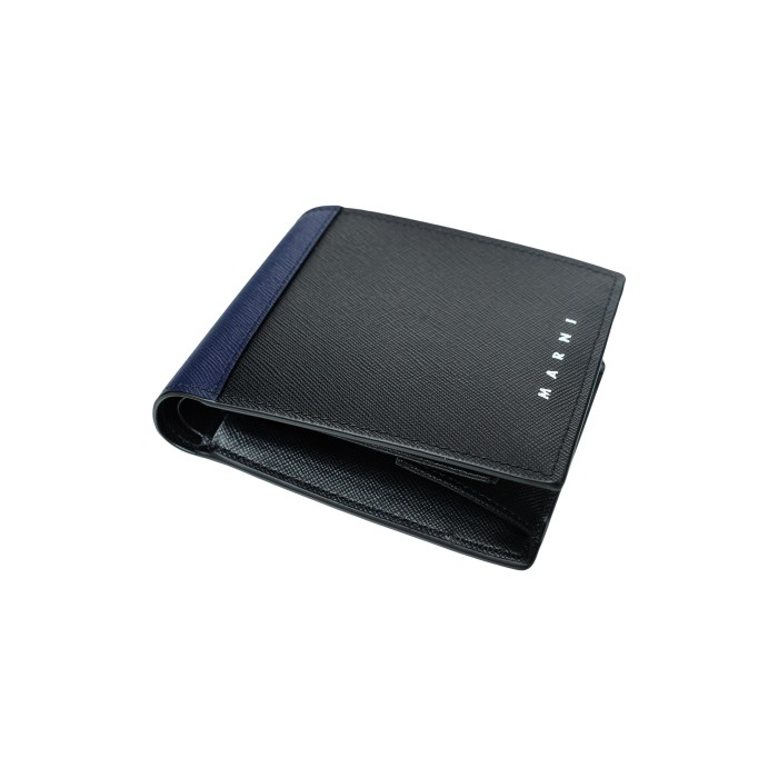 двухцветный кошелек из кожи с логотипом PFMI0003L0/LV520/Z576N фотография