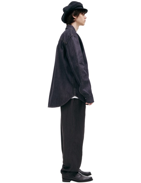 джинсовая рубашка от бренда jil sander вид слева