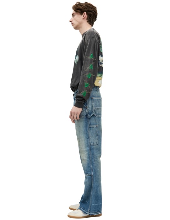 хлопковые джинсы double knee SM-YS1-0000-066 фотография