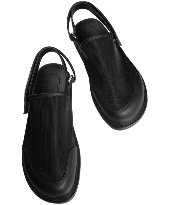 комбинированные сандалии SBMS008701/P6392/00N99 фотография
