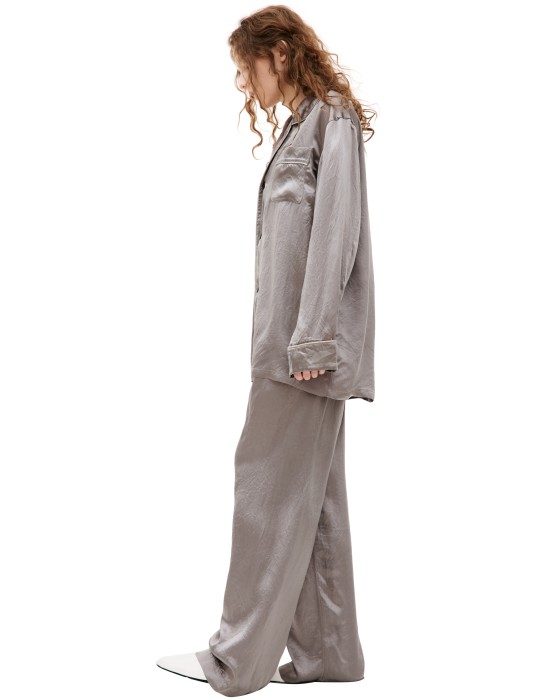 пижамная рубашка от бренда maison margiela вид слева
