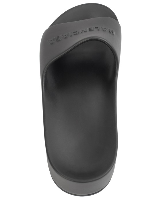 шлепанцы chunky на платформе от бренда balenciaga вид слева