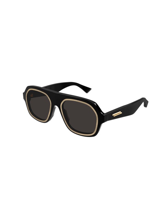 солнцезащитные очки acetate aviator от бренда bottega veneta вид слева