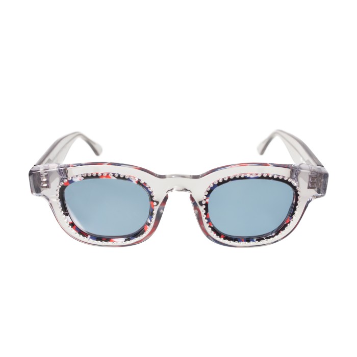 солнцезащитные очки psg x thierry lasry со стразами - качественный продукт вид сбоку