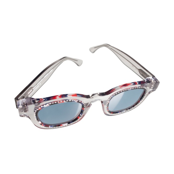 солнцезащитные очки psg x thierry lasry со стразами из проверенных материалов спереди