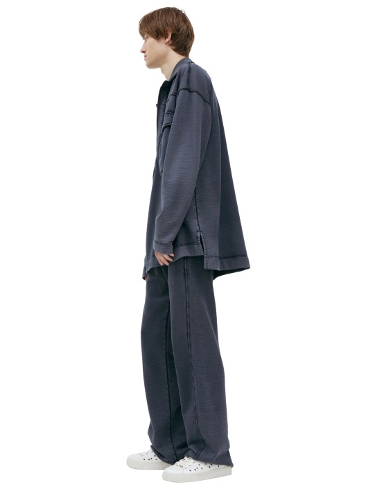 свитшот с v-вырезом от бренда dries van noten вид слева