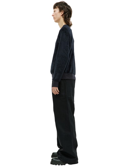 свитшот undercover x nonnative с нашивкой ozism от известного бренда вид слева