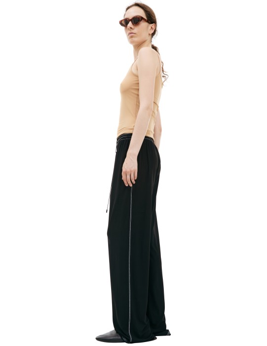 топ с v-вырезом от бренда jil sander вид слева