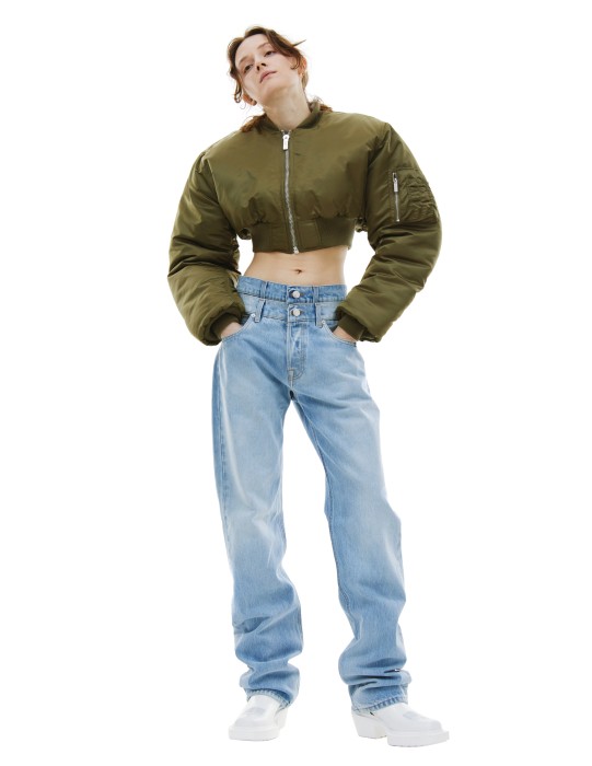 укороченный бомбер vtmnts x alpha industries по цене 123500 руб вид справа