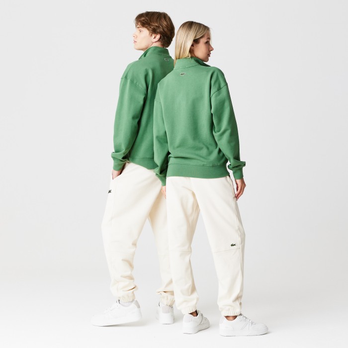 брюки  для спорта унисекс из органического хлопка от бренда lacoste вид слева
