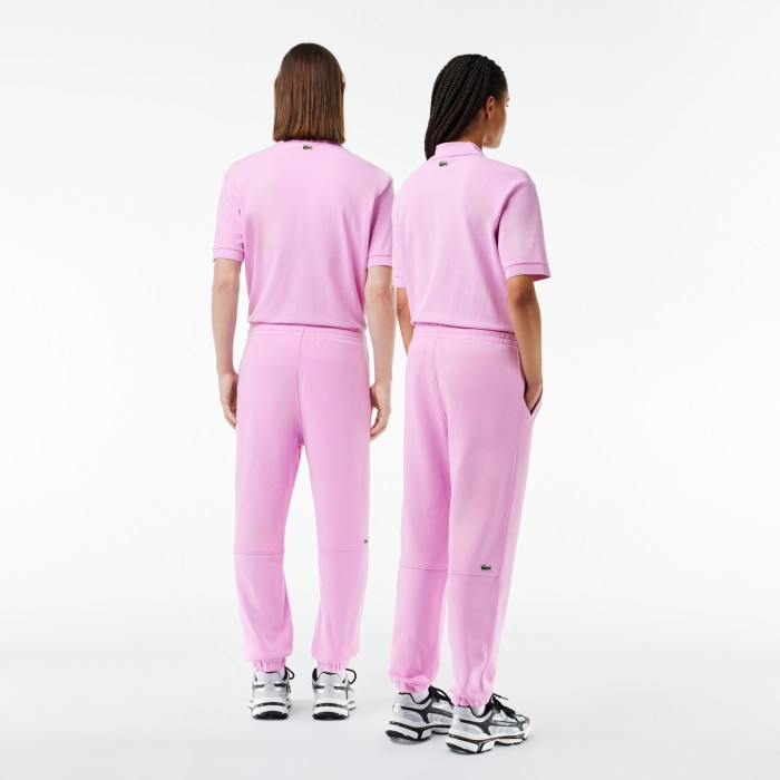брюки  для спорта унисекс из органического хлопка от бренда lacoste вид слева