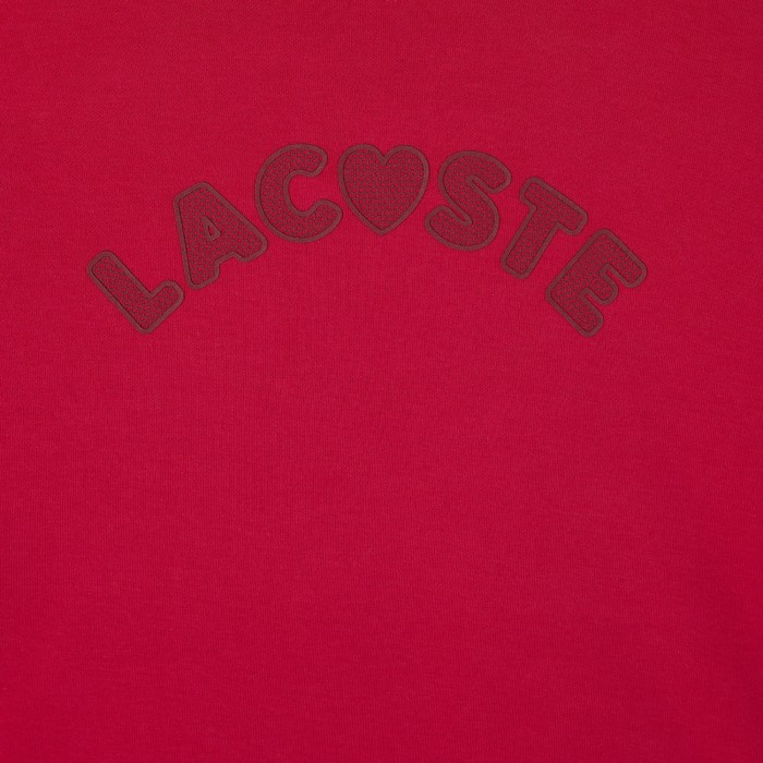 детская хлопковая футболка  от бренда lacoste вид слева
