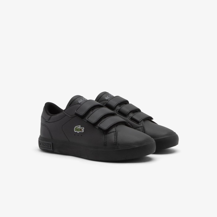 детские кеды  powercourt 225 2 suc от бренда lacoste вид слева