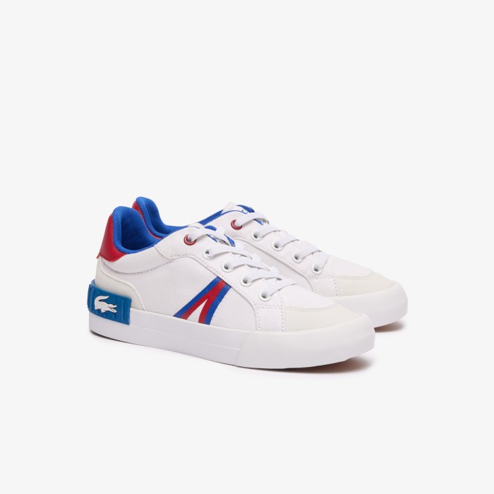 детские кроссовки  l004 124 1 cuc от бренда lacoste вид слева