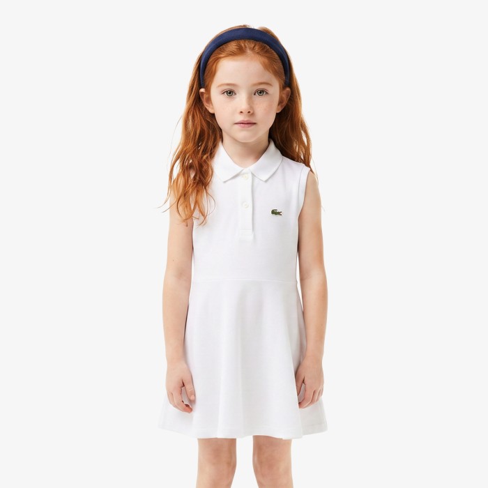 детское платье  от бренда lacoste вид слева