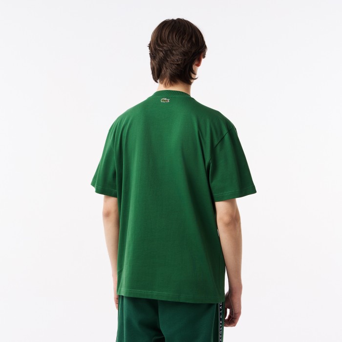футболка  унисекс от бренда lacoste вид слева