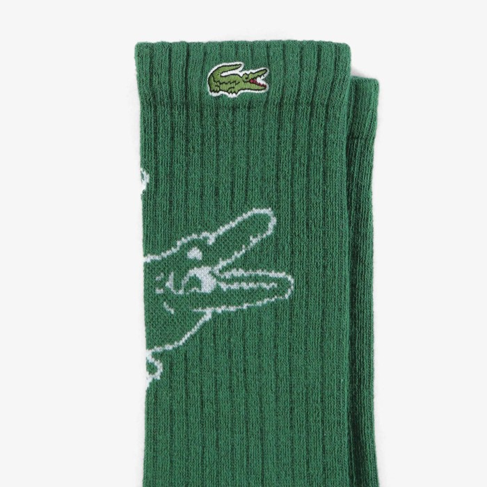 хлопковые носки  унисекс от бренда lacoste вид слева