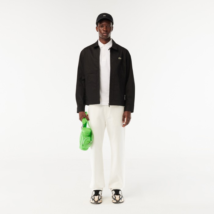 кепка  унисекс из хлопка от бренда lacoste вид слева