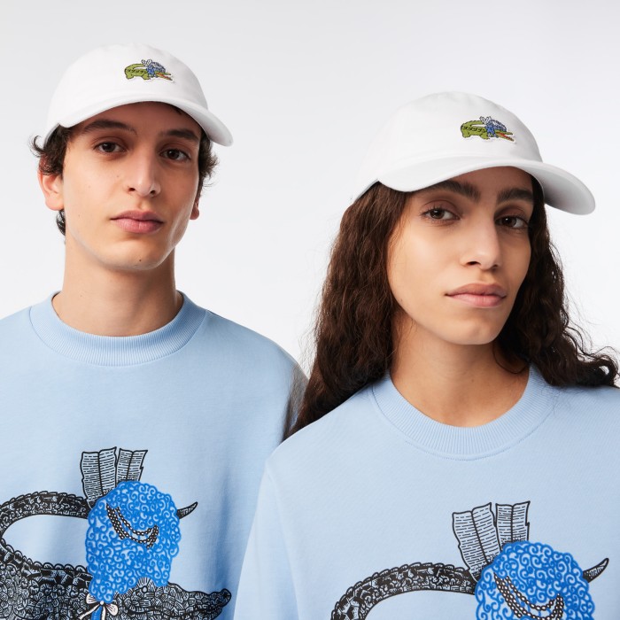 кепка  унисекс от бренда lacoste вид слева