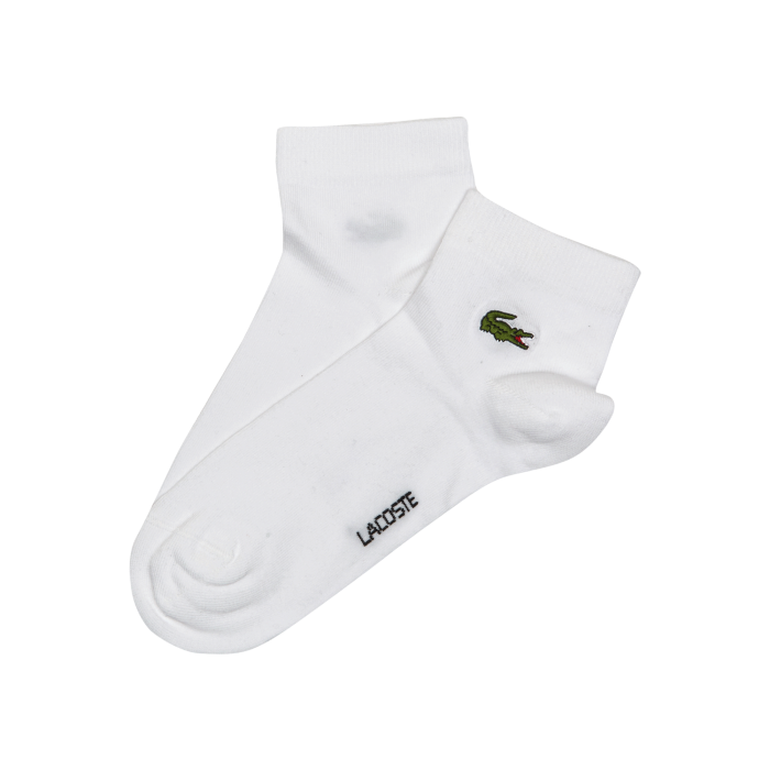 короткие спортивные носки  унисекс от бренда lacoste вид слева