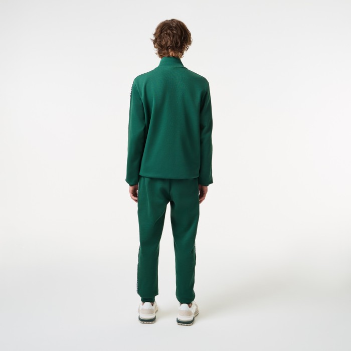 мужcкие спортивные брюки  стандартного кроя от бренда lacoste вид слева