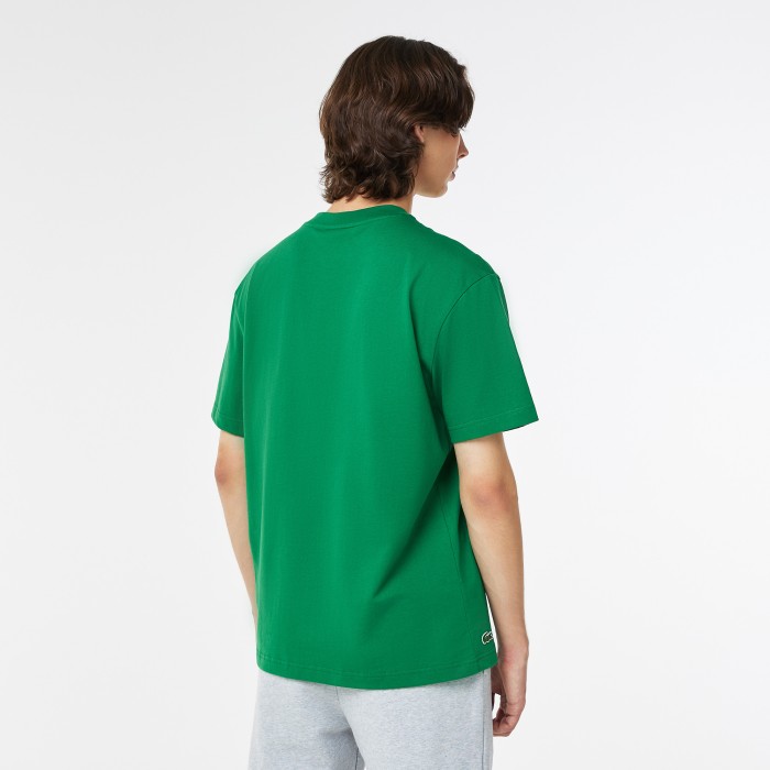 мужская футболка  для спорта от бренда lacoste вид слева