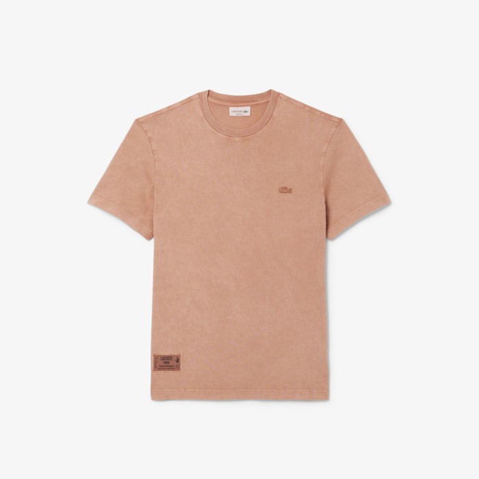 мужская футболка  из хлопка из франции вид сбоку