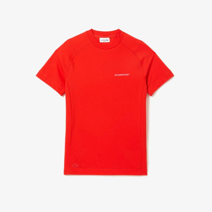 мужская футболка  от бренда lacoste вид слева