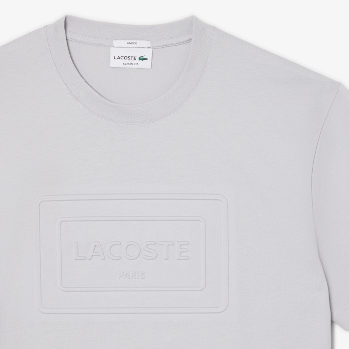 мужская хлопковая футболка  от бренда lacoste вид слева