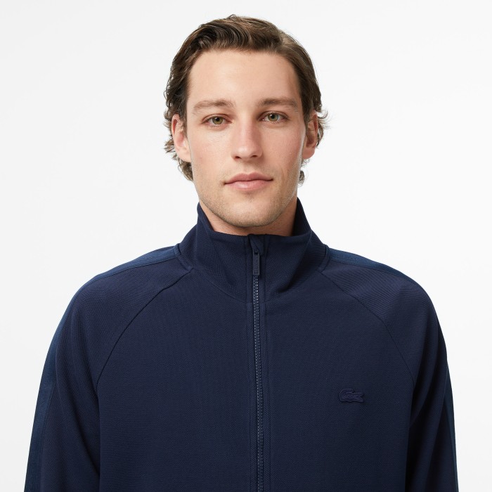мужская хлопковая толстовка  от бренда lacoste вид слева
