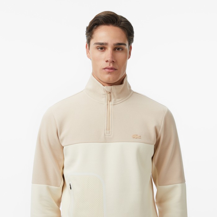 мужская хлопковая толстовка  от бренда lacoste вид слева