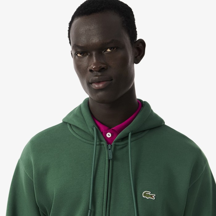 мужская хлопковая толстовка  от бренда lacoste вид слева