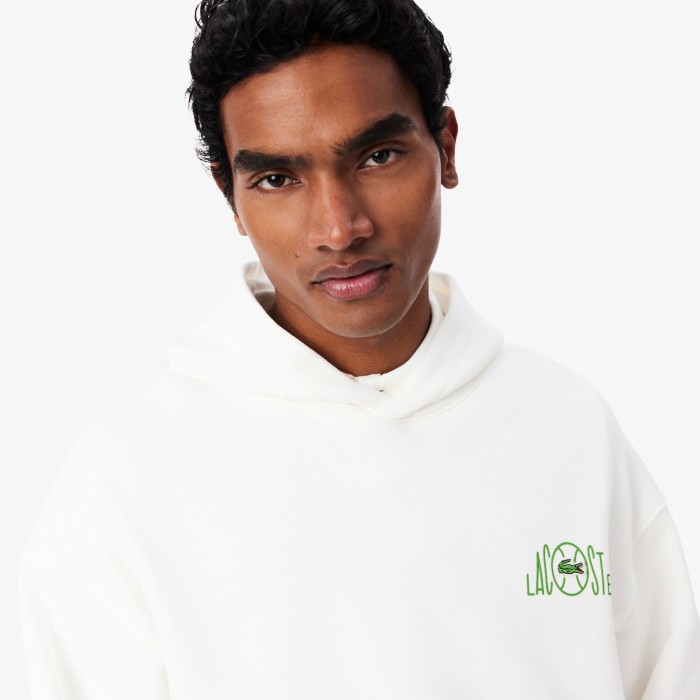 мужская хлопковая толстовка  от бренда lacoste вид слева