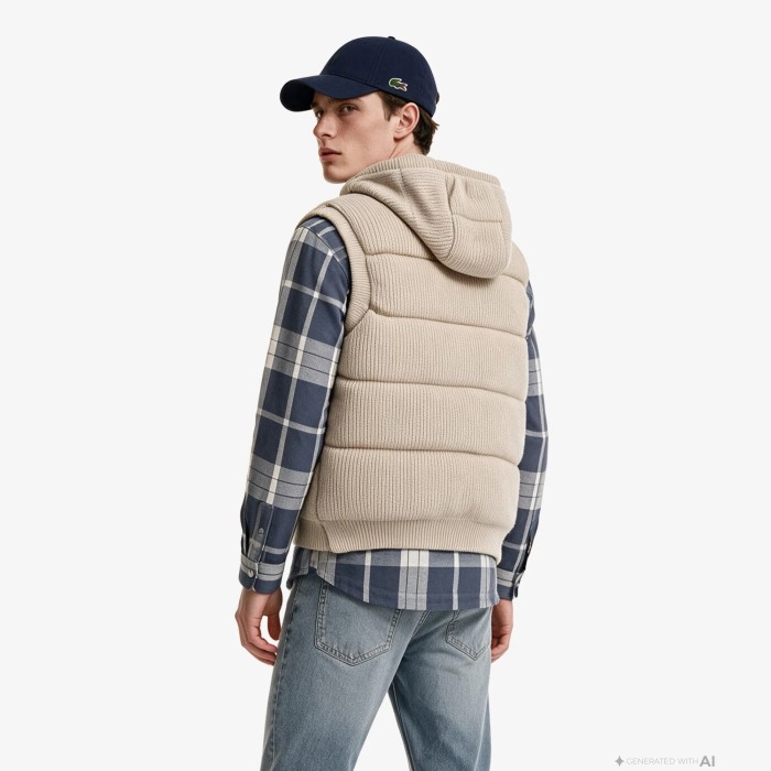 мужская куртка  от бренда lacoste вид слева