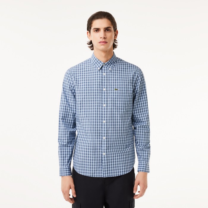 мужская рубашка  check poplin в клетку CH6981 фотография