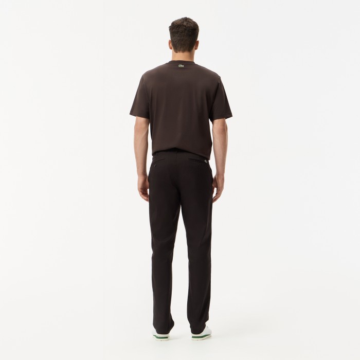 мужские брюки  из хлопка от бренда lacoste вид слева