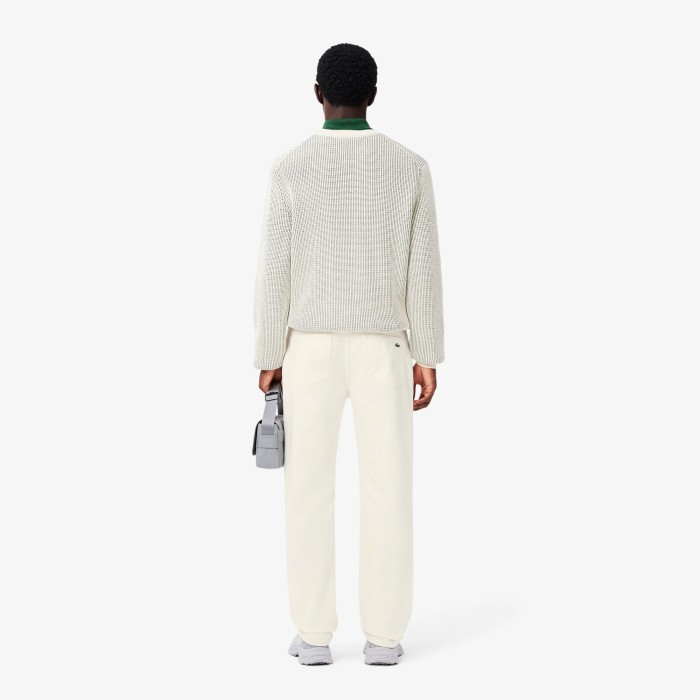 мужские джинсы  прямого кроя от бренда lacoste вид слева
