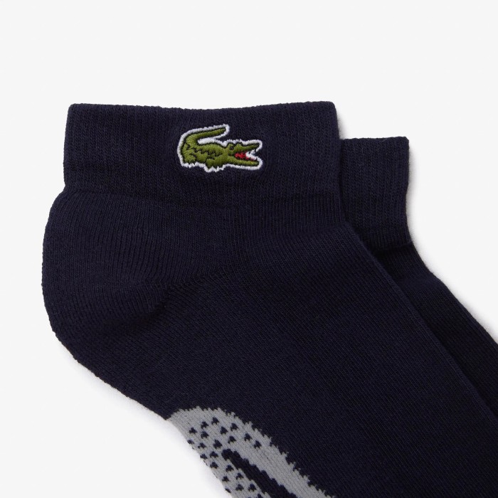 мужские хлопковые теннисные носки  от бренда lacoste вид слева