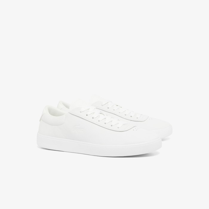мужские кеды  baseshot от бренда lacoste вид слева