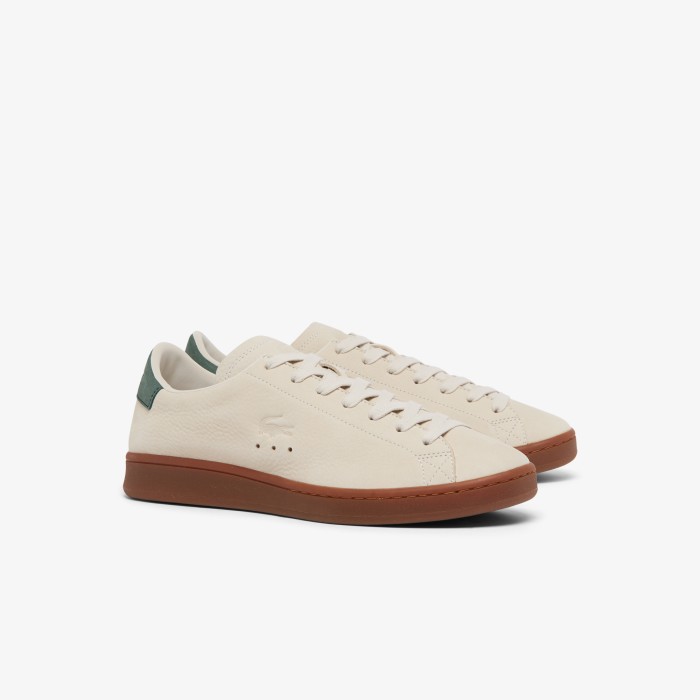 мужские кеды carnaby set 7 от бренда lacoste вид слева