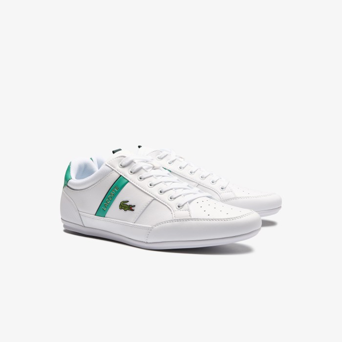 мужские кеды  chaymon от бренда lacoste вид слева