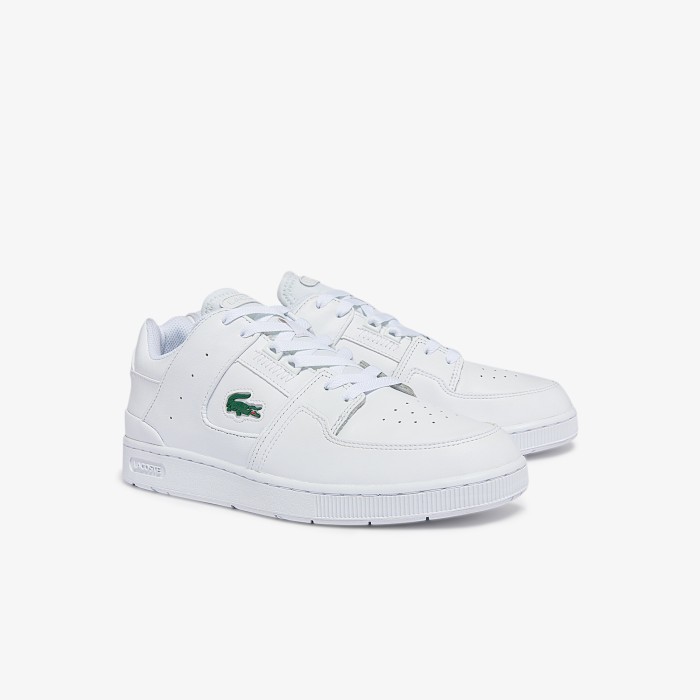 мужские кеды  court cage от бренда lacoste вид слева