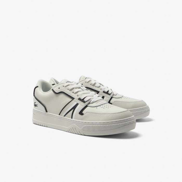 мужские кеды  l001 от бренда lacoste вид слева