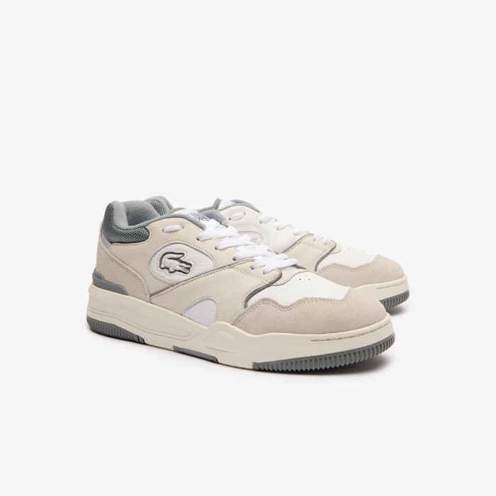 мужские кеды  lineshot 124 1 sma от бренда lacoste вид слева