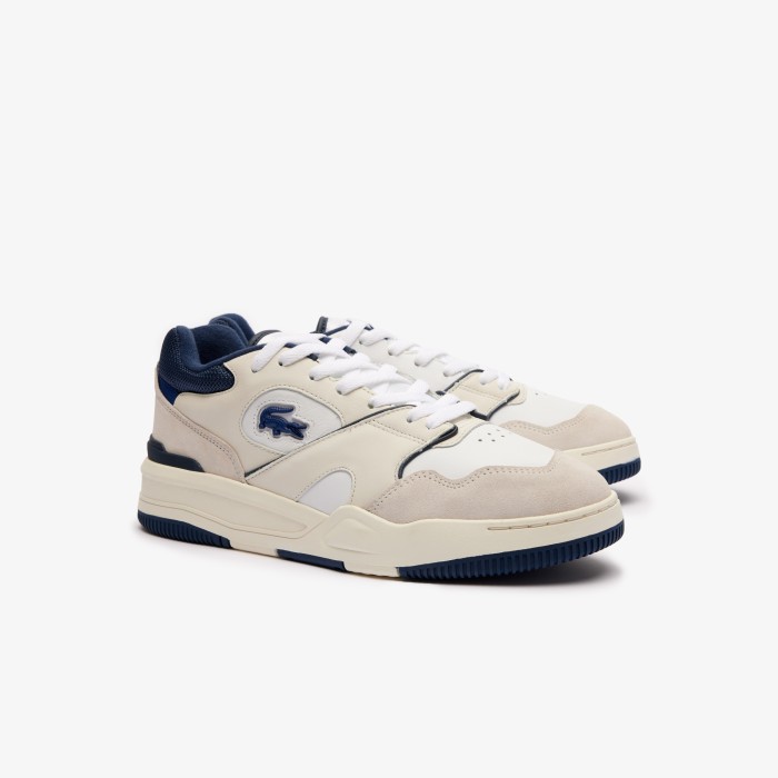 мужские кеды  lineshot 124 1 sma от бренда lacoste вид слева