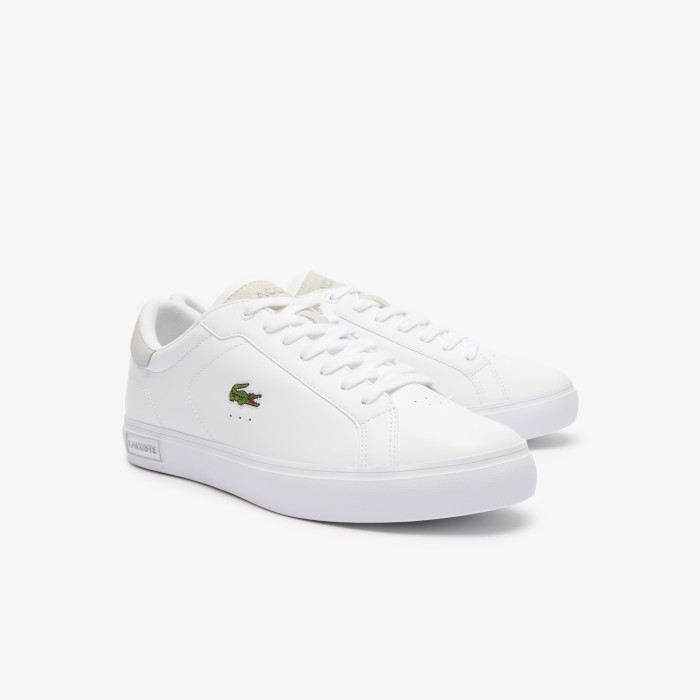 мужские кеды  powercourt 124 2 sma от бренда lacoste вид слева